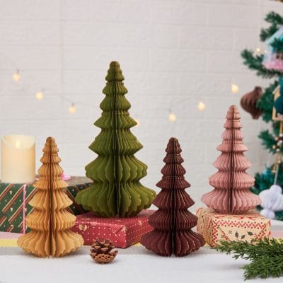 Bulk Paper Honeycomb Christmas Ornaments - Customizable