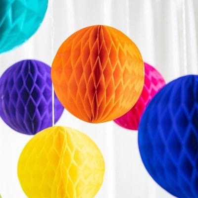 honeycomb balls hanging decorations